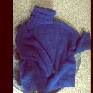 Zara knit blue sweater